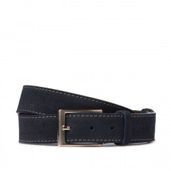 Men belt 05bc blue velour