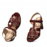 Women sandals 1284 bordo