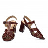 Women sandals 1284 bordo