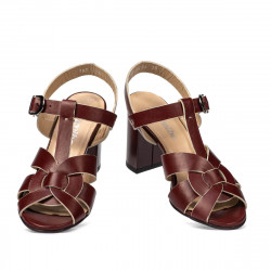 Women sandals 1284 bordo