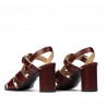 Women sandals 1284 bordo