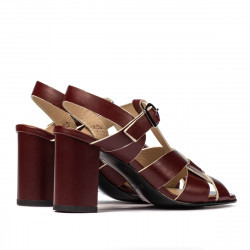 Women sandals 1284 bordo