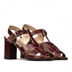 Women sandals 1284 bordo