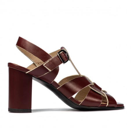 Women sandals 1284 bordo