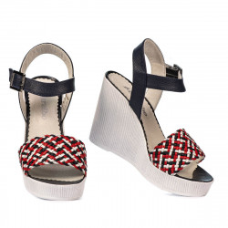 Women sandals 5080-1 indigo combined