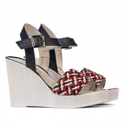 Women sandals 5080-1 indigo combined