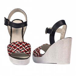 Women sandals 5080-1 indigo combined