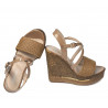 Women sandals 5079 cappuccino