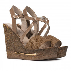 Women sandals 5079 cappuccino