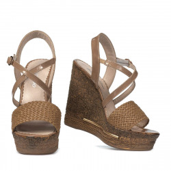 Women sandals 5079 cappuccino