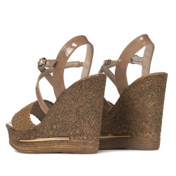 Women sandals 5079 cappuccino