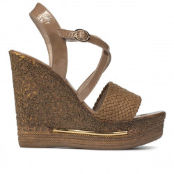 Women sandals 5079 cappuccino