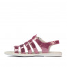 Women sandals 5077-1 purple pearl
