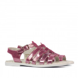 Women sandals 5077-1 purple pearl