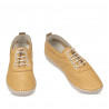 Women loafers, moccasins 6034-1 yellow
