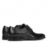 Men stylish, elegant shoes 932 black