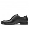 Men stylish, elegant shoes 932 black