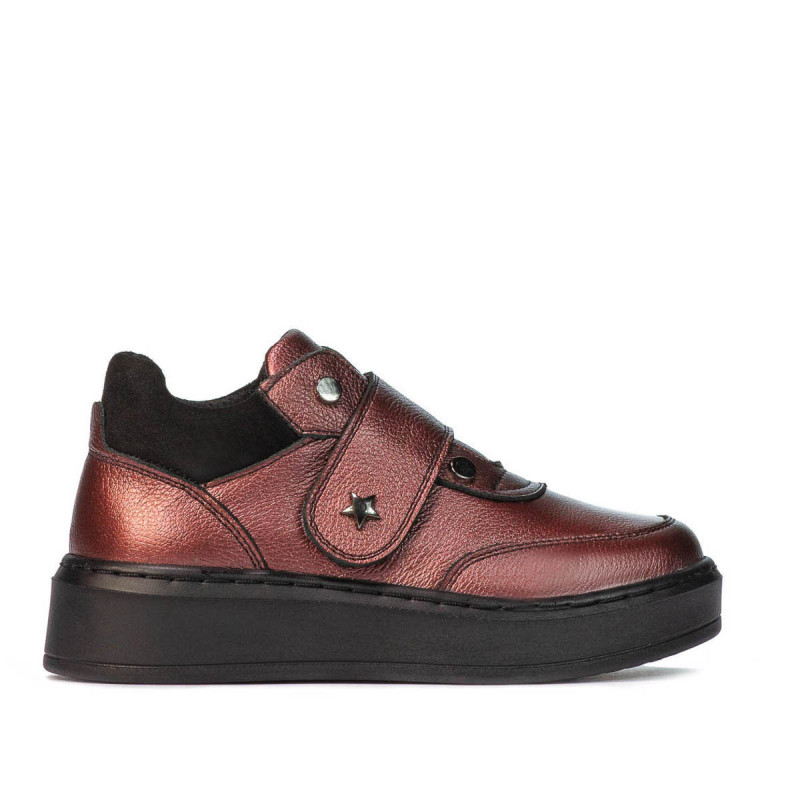 Children shoes 2009 bordo pearl combined