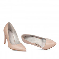Women stylish, elegant shoes 1246 nude