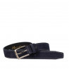 Men belt 53bc indigo velour