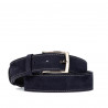 Men belt 53bc indigo velour