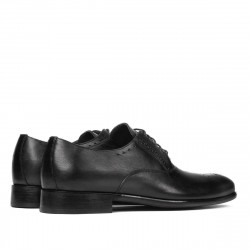 Men stylish, elegant shoes 932m black