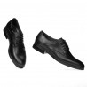 Men stylish, elegant shoes 933 black