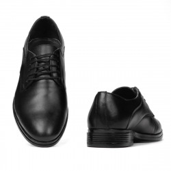 Men stylish, elegant shoes 933 black