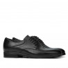 Men stylish, elegant shoes 933 black