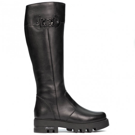 Women knee boots 3364 black