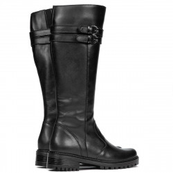 Women knee boots 3363 black