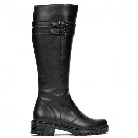 Women knee boots 3363 black