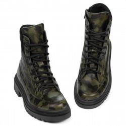 Women boots 3362 kaki camuflaj