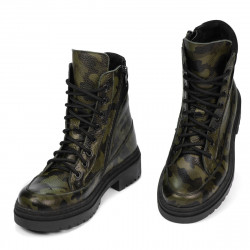 Women boots 3362 kaki camuflaj