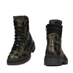 Women boots 3362 kaki camuflaj