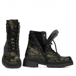 Women boots 3362 kaki camuflaj