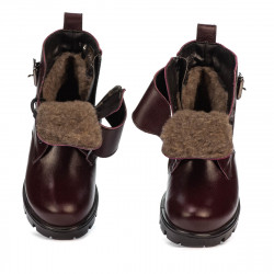 Small children boots 106c bordo