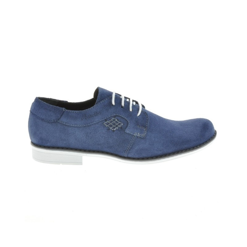 Teenagers stylish, elegant shoes 390 indigo velour 