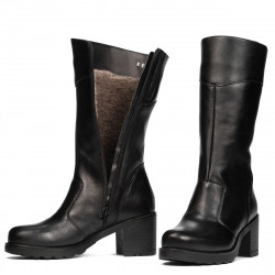 Women knee boots 3368 black