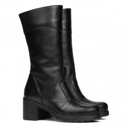 Women knee boots 3368 black