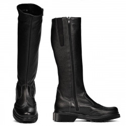 Women knee boots 3365 black