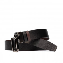 Men belt 54b bicolored biz black+brown