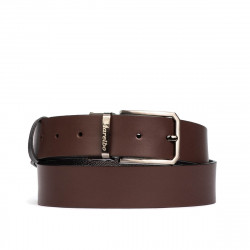Men belt 54b bicolored biz black+brown