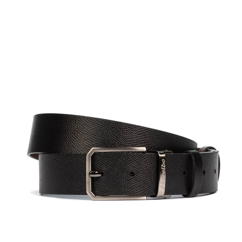 Men belt 54b bicolored biz black+brown