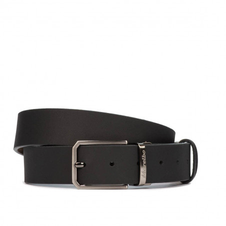 Men belt 54b bicolored black+brown