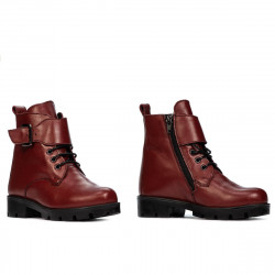 Children boots 3025 burgundy