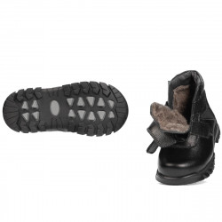 Small children boots 105c black combined