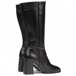 Women knee boots 1187 black