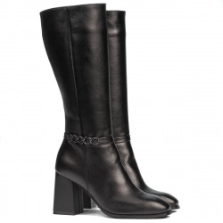 Women knee boots 1187 black