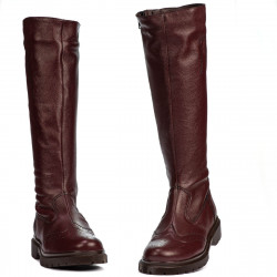 Women knee boots 3365 bordo